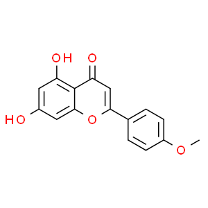 金合歡素;刺槐素